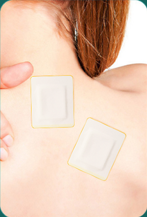 Chinese herbal medicated patches for pain relief to specific parts of the body